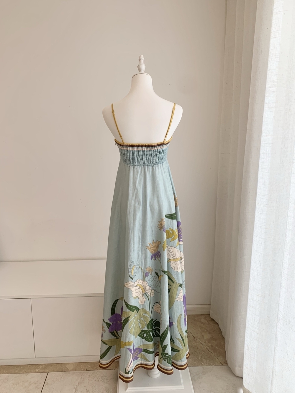 ALEMAIS Alfie Linen Sleeveless A-Line Sundress - Picture 9 of 9